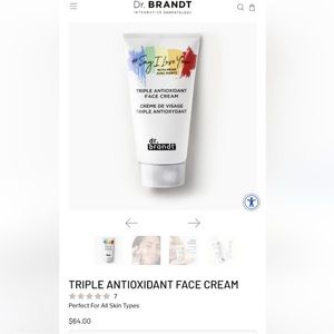 NWT DR. BRANDT SKINCARE
Triple Antioxidant Face Cream